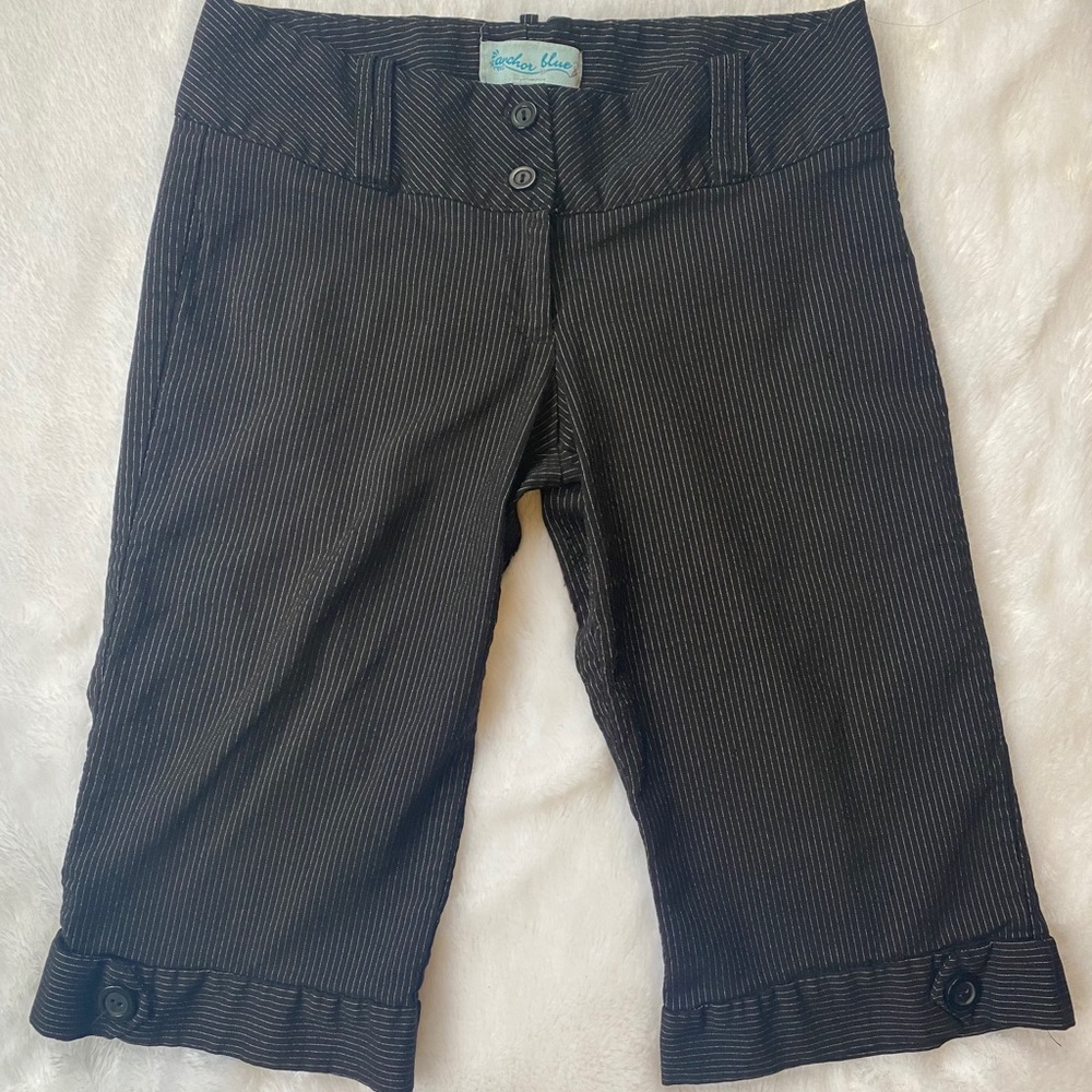 🌟2 FOR $10🌟Capri black and white stripped slacks
